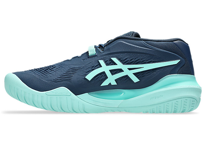 Shop ASICS GEL-RESOLUTION X 網球鞋 夜空/薄荷綠 (全場適用) 1041A481-404