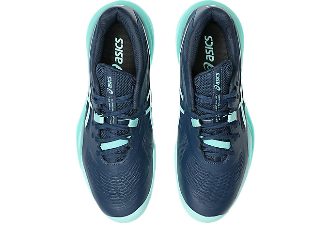 Details for ASICS GEL-RESOLUTION X 網球鞋 夜空/薄荷綠 (全場適用) 1041A481-404