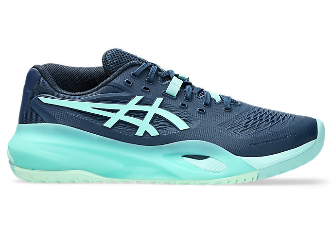 Cheap ASICS GEL-RESOLUTION X 網球鞋 夜空/薄荷綠 (全場適用) 1041A481-404