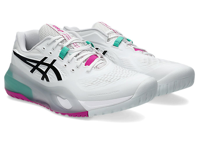 Lookbook ASICS GEL-RESOLUTION X (All Court) Putih/Aurora Hijau 1041A481-103