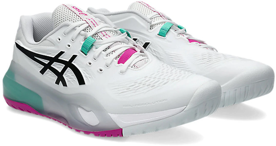ASICS GEL-RESOLUTION X (All Court) Putih/Aurora Hijau 1041A481-103 Lookbook ASICS GEL-RESOLUTION X (All Court) Putih/Aurora Hijau 1041A481-103