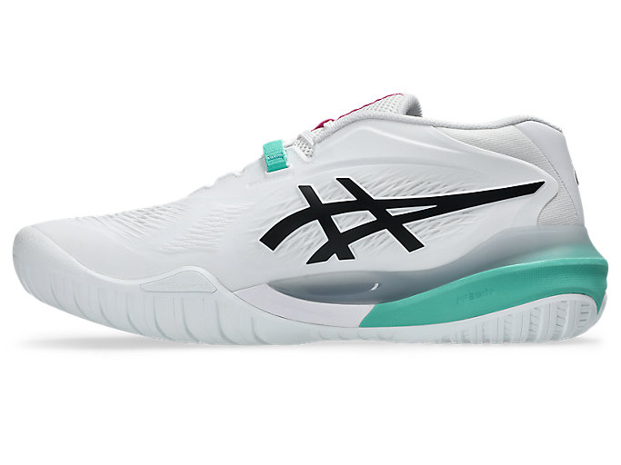 Shop 아식스 젤 레졸루션 X (올 코트) 화이트/오로라 그린 1041A481-103