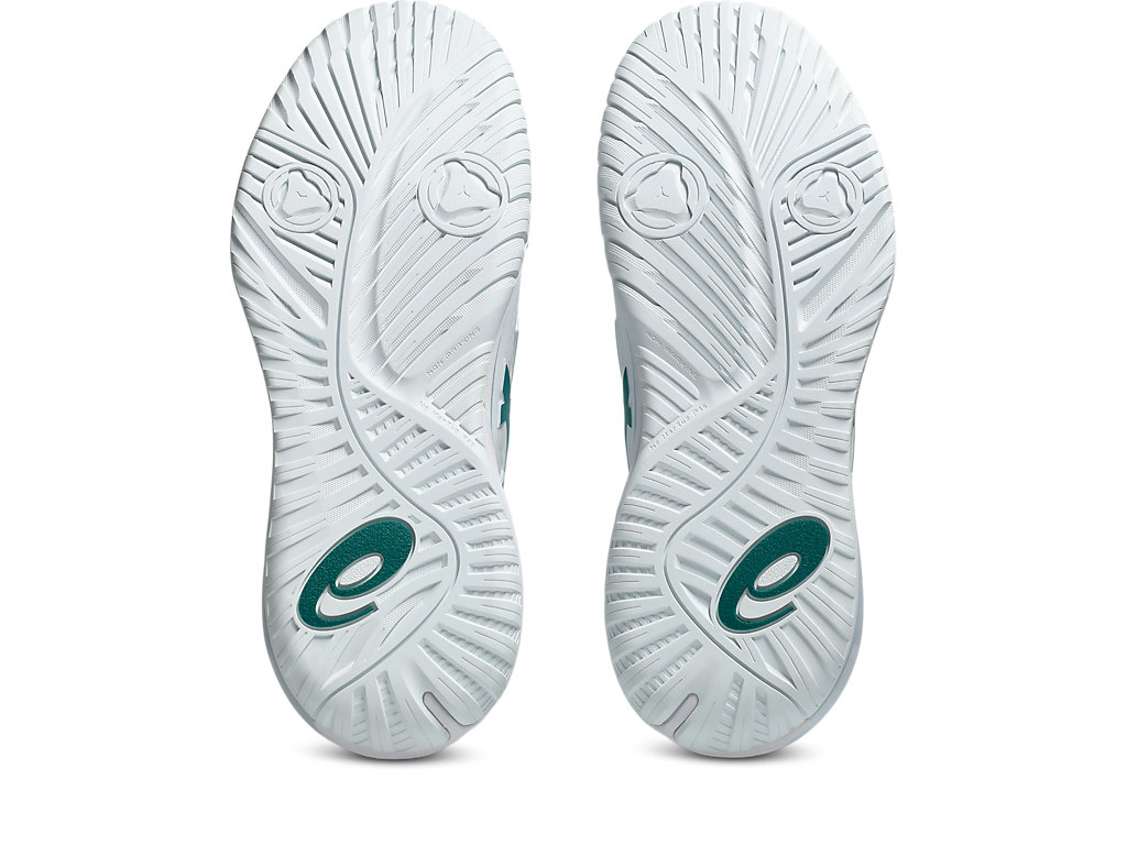 Cheap ASICS GEL-RESOLUTION X 全场网球鞋 白色/深绿 1041A481-102