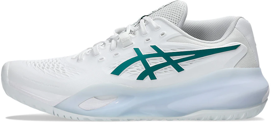 ASICS GEL-RESOLUTION X 全场网球鞋 白色/深绿 1041A481-102 1
