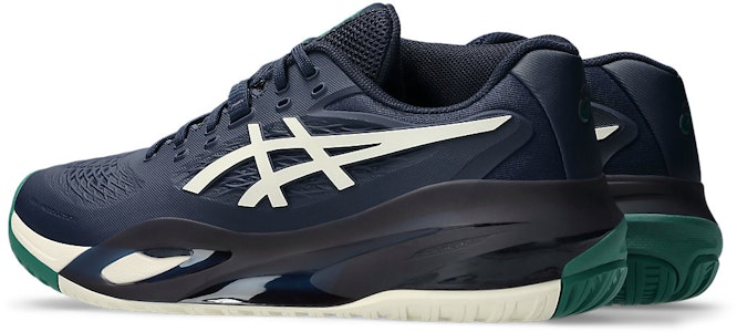 ASICS GEL-RESOLUTION X 寬楦網球鞋 午夜藍/奶油 (全場地適用) 1041A487-400 Lookbook ASICS GEL-RESOLUTION X 寬楦網球鞋 午夜藍/奶油 (全場地適用) 1041A487-400