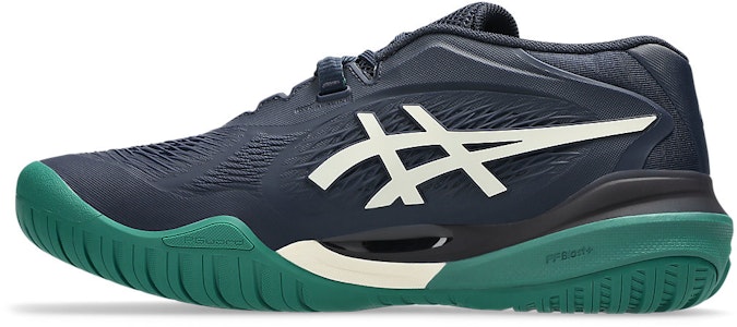 ASICS GEL-RESOLUTION X 寬楦網球鞋 午夜藍/奶油 (全場地適用) 1041A487-400 Shop ASICS GEL-RESOLUTION X 寬楦網球鞋 午夜藍/奶油 (全場地適用) 1041A487-400