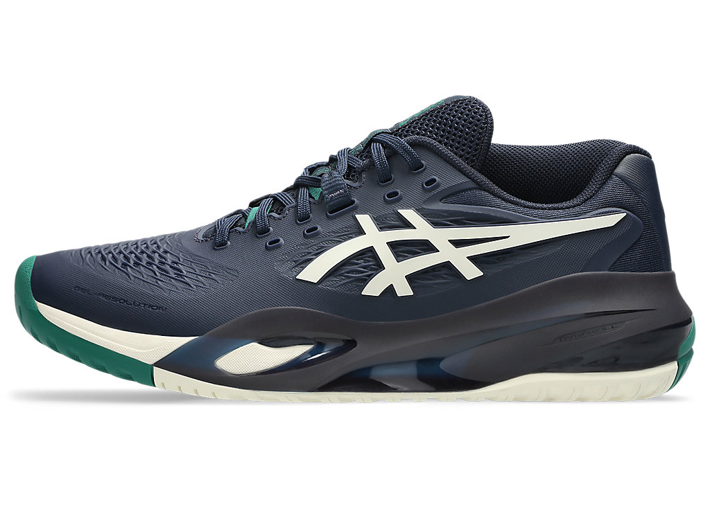 Cheap ASICS GEL-RESOLUTION X (All Court) Wide Midnight/Cream Leluas Malam/Krim 1041A487-400