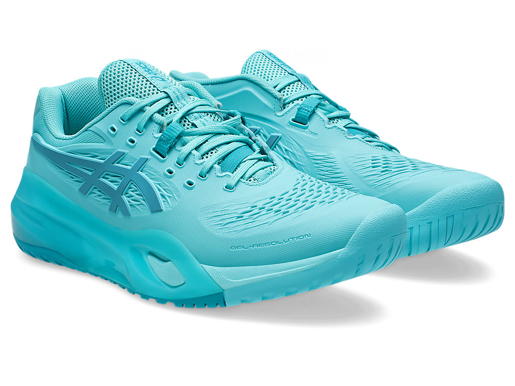 Lookbook ASICS GEL-RESOLUTION X All Court Ice Mint/Lagoon - Tennis chaussures 1041A481-401