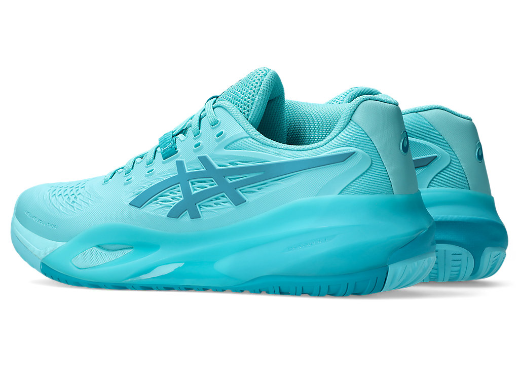 Shop ASICS GEL-RESOLUTION X All Court Ice Mint/Lagoon - Tennis chaussures 1041A481-401