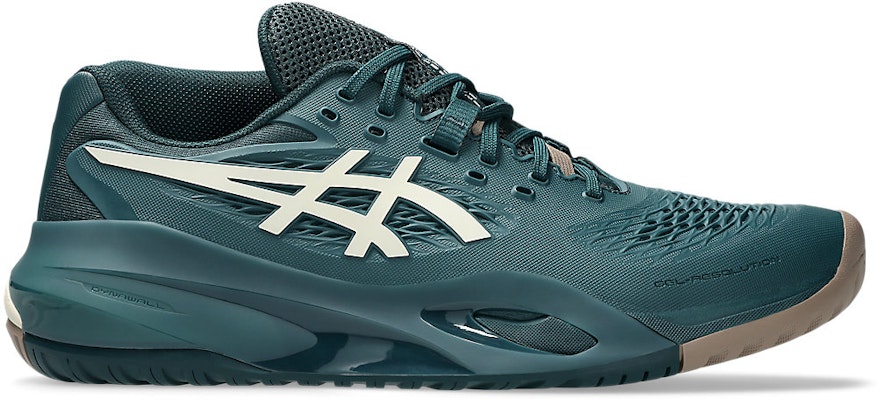 ASICS GEL-RESOLUTION X All Court Saxon Green/Birch 1041A481-300 Buy ASICS GEL-RESOLUTION X All Court Saxon Green/Birch 1041A481-300