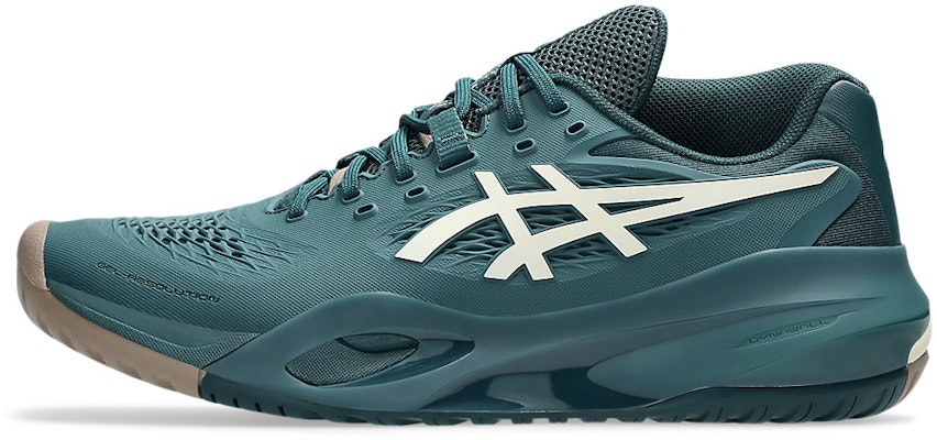 ASICS GEL-RESOLUTION X All Court Saxon Green/Birch 1041A481-300 Cheap ASICS GEL-RESOLUTION X All Court Saxon Green/Birch 1041A481-300