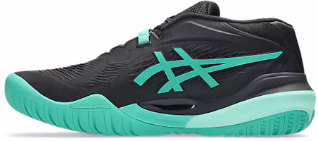 Shop ASICS GEL-RESOLUTION X Sepatu Tenis All Court Hitam/Aurora Hijau 1041A481-003