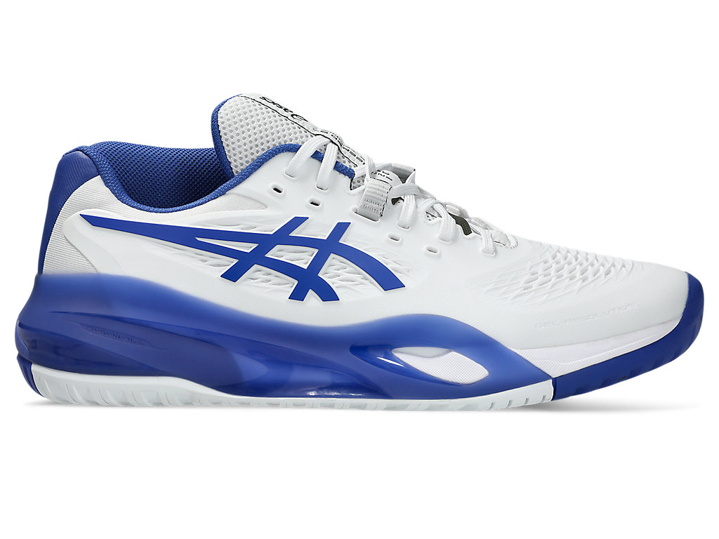 ASICS GEL-RESOLUTION X All Court Tennis Shoes White/Dark Cobalt 1041A481-101