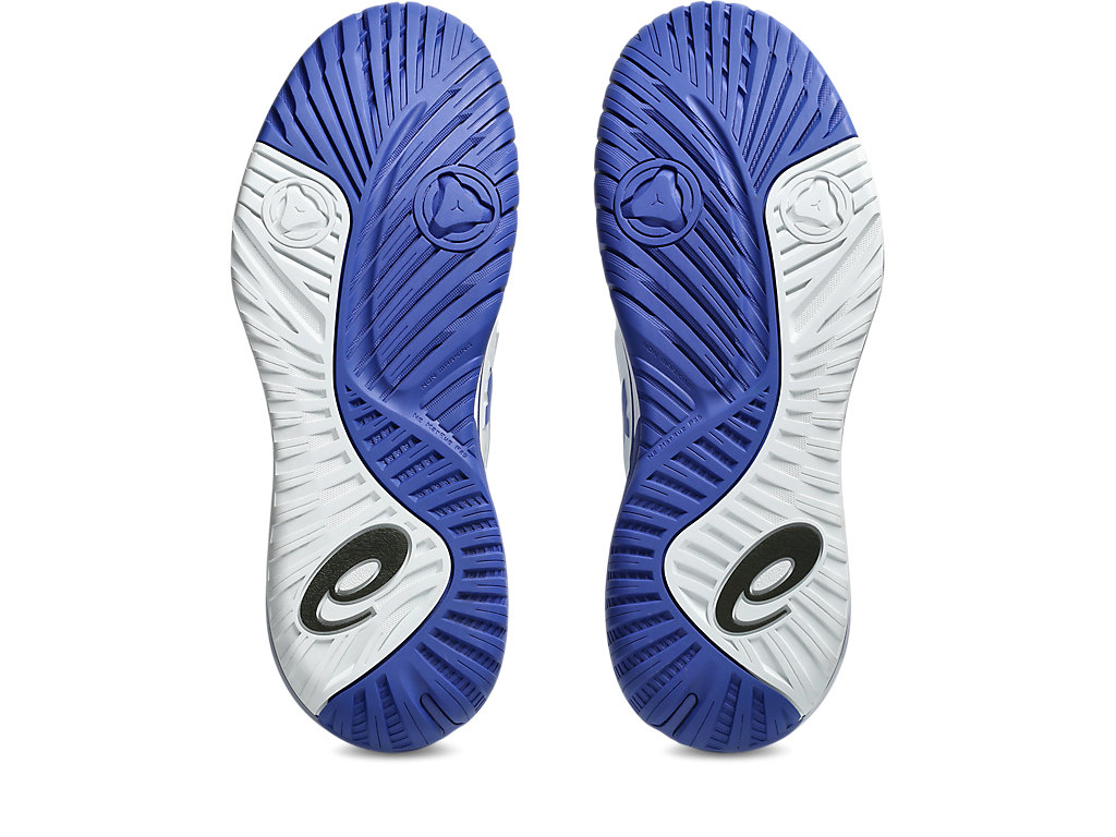 Sizing ASICS GEL-RESOLUTION X オールコート テニスシューズ ホワイト/ダークコバルト 1041A481-101