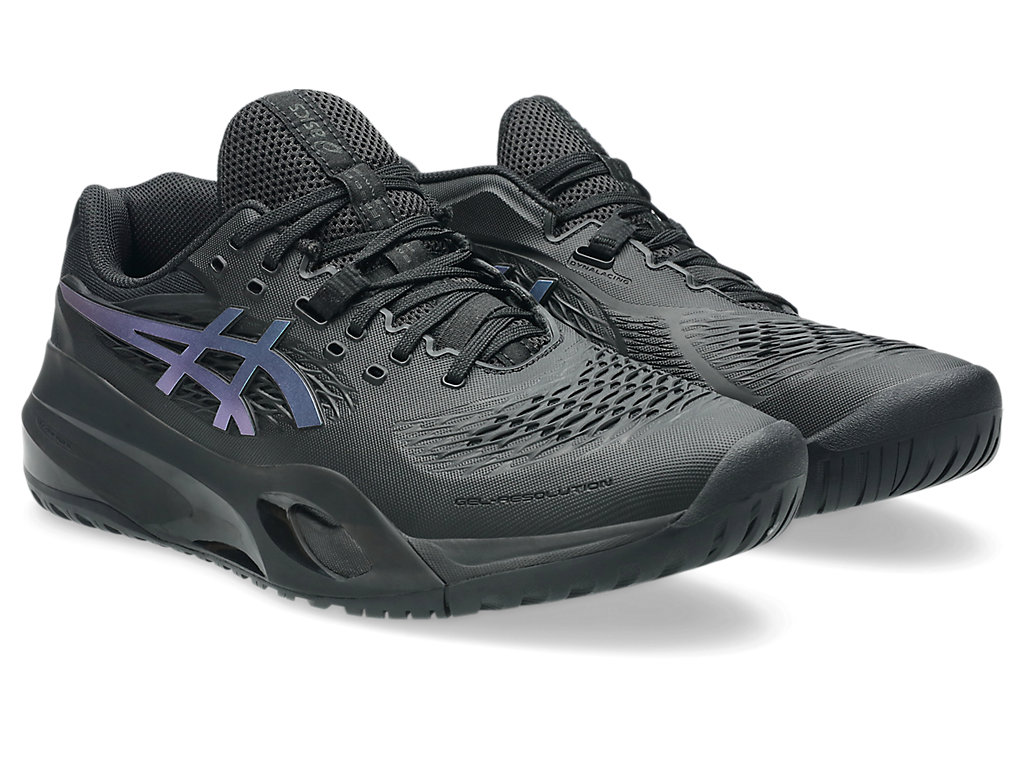 Lookbook ASICS GEL-RESOLUTION X 夜能量网球鞋 黑/棱镜蓝 1041A526-960