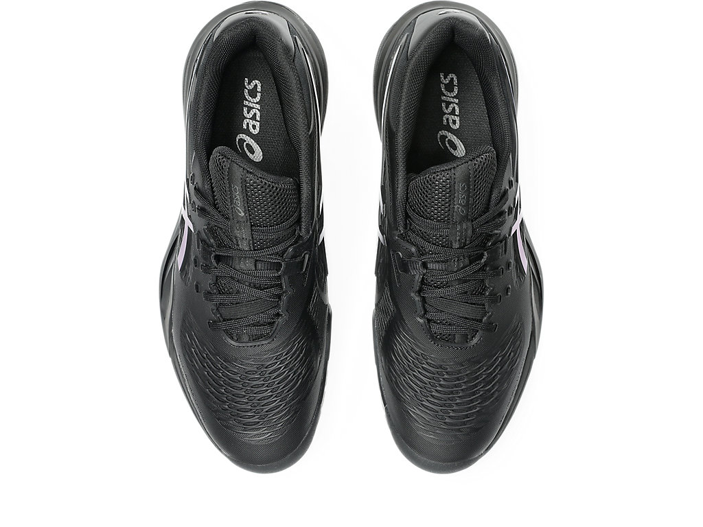 Sizing ASICS GEL-RESOLUTION X 夜能量网球鞋 黑/棱镜蓝 1041A526-960