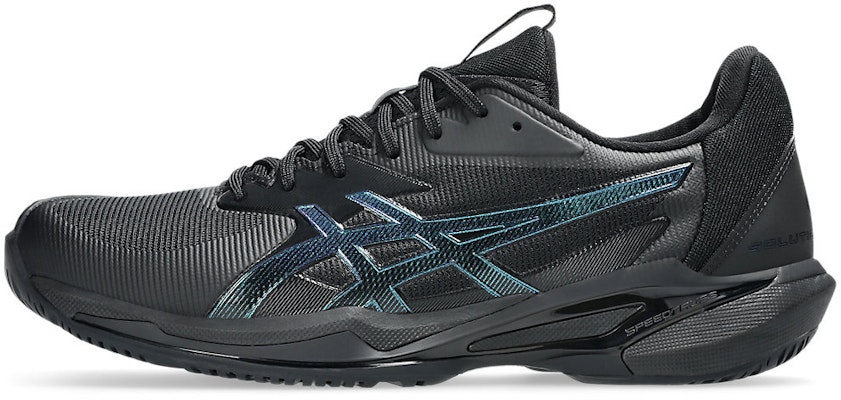 ASICS GEL-RESOLUTION X Night Energy Tennis Shoes Black/Prism Blue 1041A529-960 Cheap ASICS GEL-RESOLUTION X Night Energy Tennis Shoes Black/Prism Blue 1041A529-960