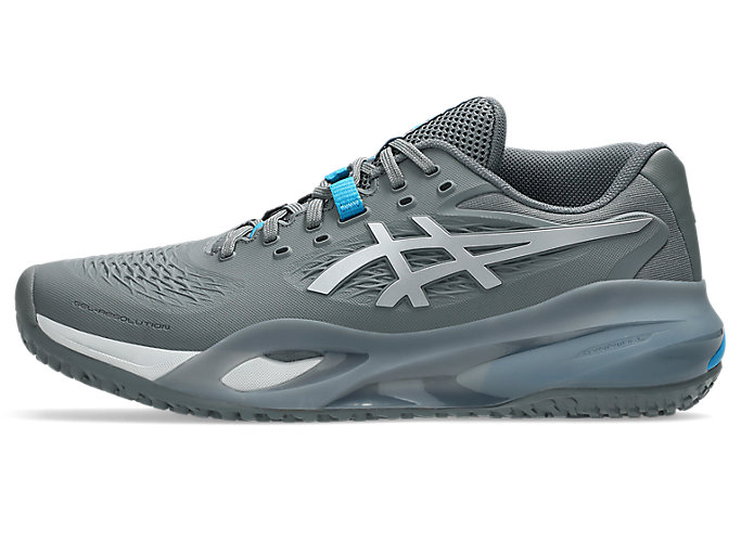 Cheap ASICS GEL-RESOLUTION X OC Kasut Tenis Omni-Clay Kelabu Keluli/Perak Tulin 1041A486-020