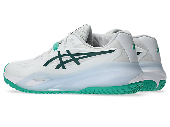 Lookbook ASICS GEL-RESOLUTION X OC 網球鞋 白色/深海藍 (全地形與紅土網球場專用) 1041A502-101