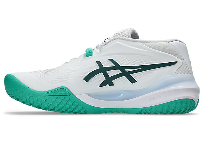 Shop ASICS GEL-RESOLUTION X OC 網球鞋 白色/深海藍 (全地形與紅土網球場專用) 1041A502-101