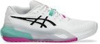 Buy ASICS GEL-RESOLUTION X Wide (All Court) Tennis Shoes White/Aurora Green 1041A487-103