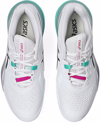 ASICS GEL-RESOLUTION X 宽版全场网球鞋 白色/极光绿色 1041A487-103 Sizing ASICS GEL-RESOLUTION X 宽版全场网球鞋 白色/极光绿色 1041A487-103