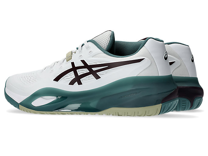 Shop ASICS GEL-RESOLUTION X Wide (All Court) Bianco/Melanzana Scuro 1041A487-104