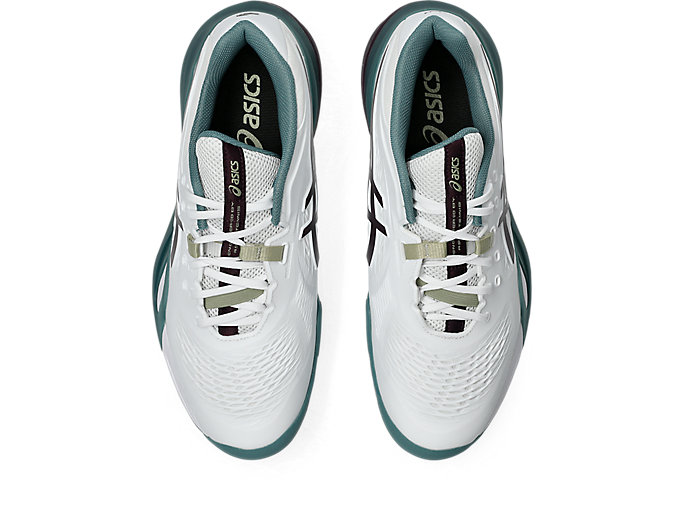 Sizing ASICS GEL-RESOLUTION X Wide (All Court) Bianco/Melanzana Scuro 1041A487-104