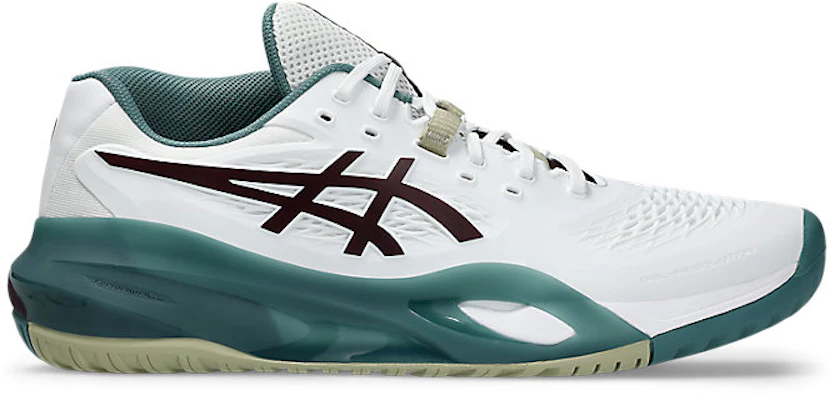 ASICS GEL-RESOLUTION X Wide (All Court) Bianco/Melanzana Scuro 1041A487-104 1