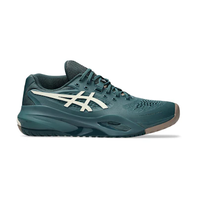 ASICS GEL-RESOLUTION X Wide All Court Tennis Shoes Saxon Green/Birch