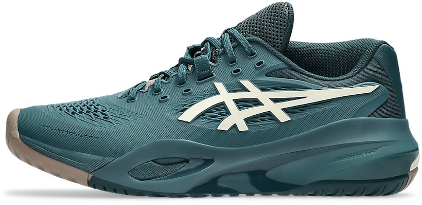 ASICS GEL-RESOLUTION X 寬版全地形網球鞋 綠色/白樺色 1041A487-300 Cheap ASICS GEL-RESOLUTION X 寬版全地形網球鞋 綠色/白樺色 1041A487-300