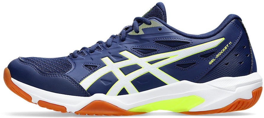 ASICS Gel-Rocket 11 'Blue Expanse Safety Yellow' 1073A065-403 Cheap ASICS Gel-Rocket 11 'Blue Expanse Safety Yellow' 1073A065-403