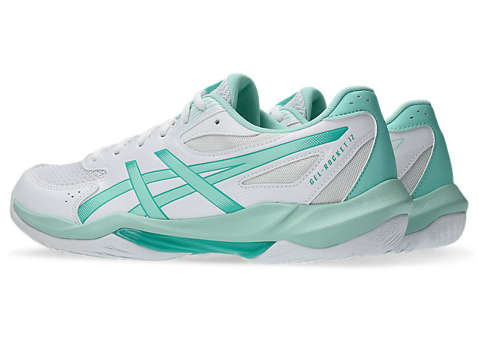 Lookbook ASICS GEL-ROCKET 12 Zapatillas de Interior Blanco/Fresh Ice 1073A080-104