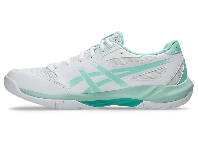 Shop ASICS GEL-ROCKET 12 Zapatillas de Interior Blanco/Fresh Ice 1073A080-104