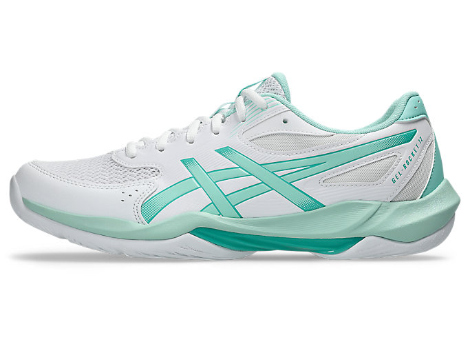 Cheap ASICS GEL-ROCKET 12 Zapatillas de Interior Blanco/Fresh Ice 1073A080-104