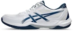 Cheap 아식스 젤-로켓 12 실내 코트화 화이트/마코 블루 1073A080-100
