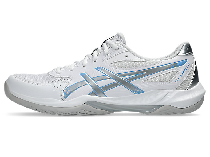 Cheap ASICS GEL-ROCKET 12 Zapatillas de Voleibol Blanco/Gris Nube 1071A116-104