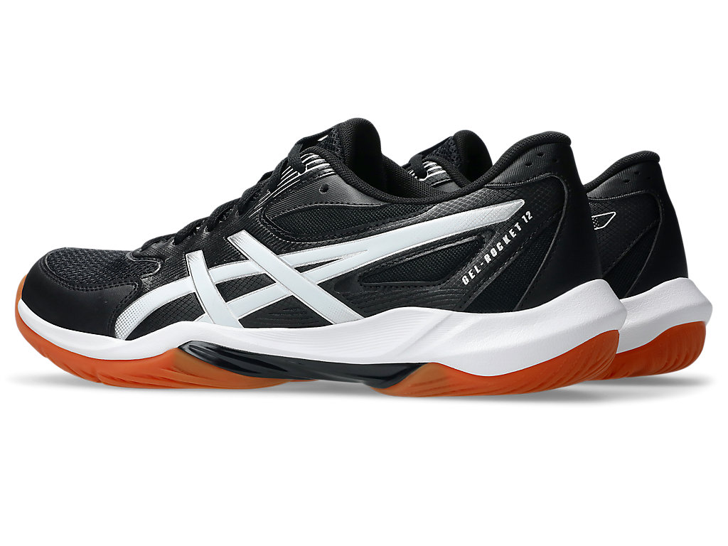 Lookbook ASICS GEL-ROCKET 12 Zapatillas de Voleibol Negro/Blanco 1073A080-001