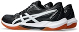 Lookbook 아식스 젤-로켓 12 배구화 블랙/화이트 1073A080-001