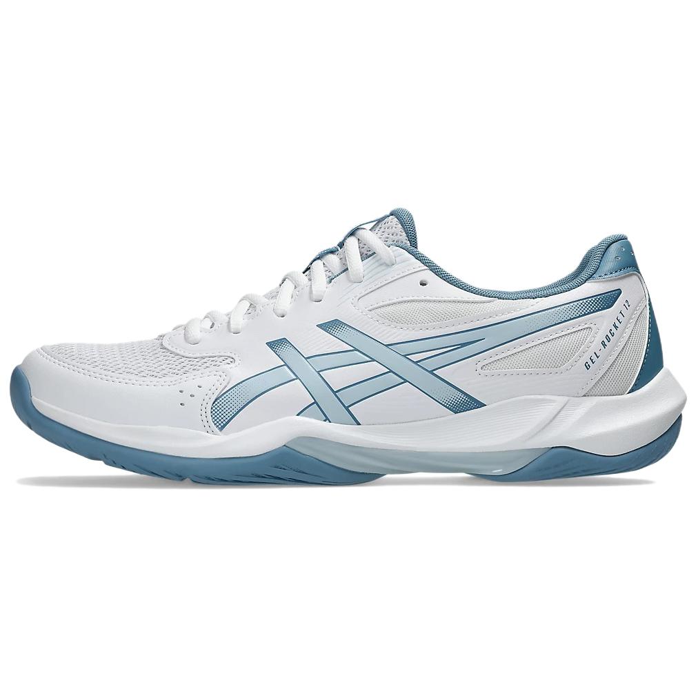 ASICS GEL-ROCKET 12 Volleyball Shoes White – Comfort, Cushioning, Support. 1071A116-103
