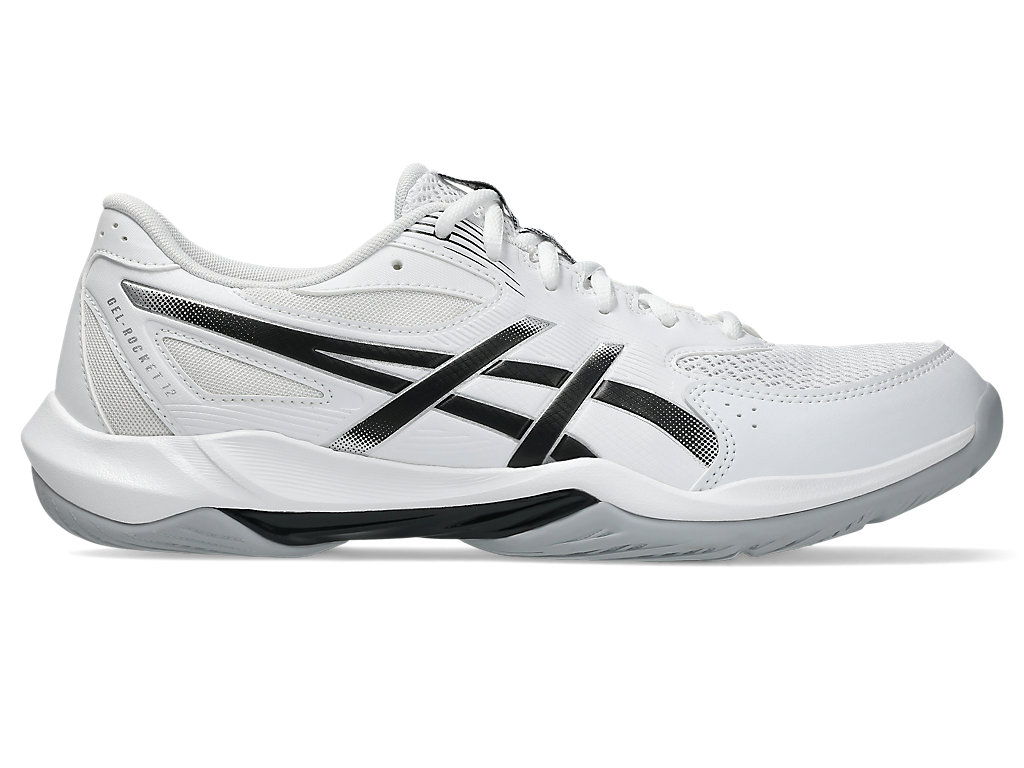 ASICS GEL-ROCKET 12 Volleyball Shoes White/Black 1073A081-101
