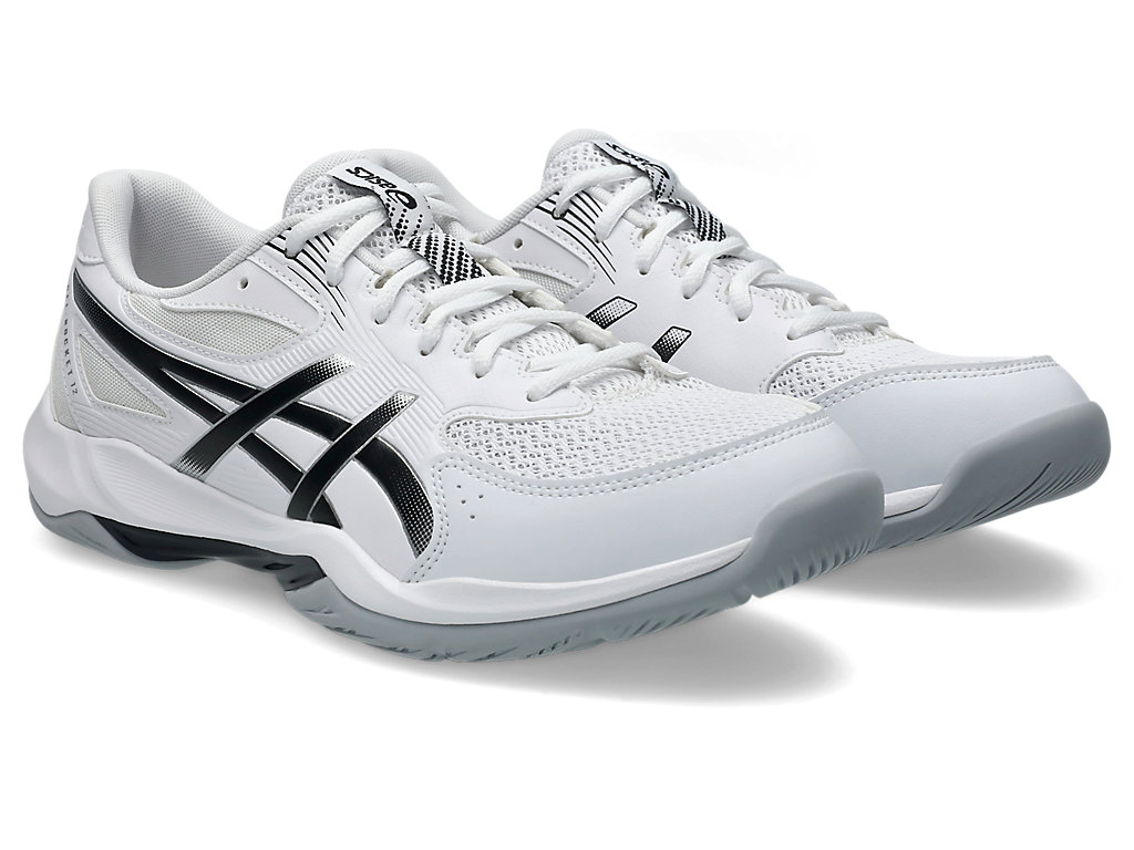 Order ASICS GEL-ROCKET 12 Sepatu Voli Putih/Hitam 1073A081-101