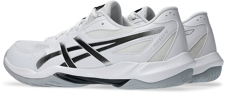 ASICS GEL-ROCKET 12 排球鞋 白/黑 1073A081-101 Lookbook ASICS GEL-ROCKET 12 排球鞋 白/黑 1073A081-101