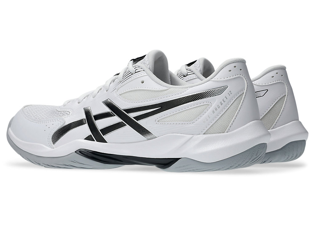 Shop ASICS GEL-ROCKET 12 排球鞋 白/黑 1073A081-101