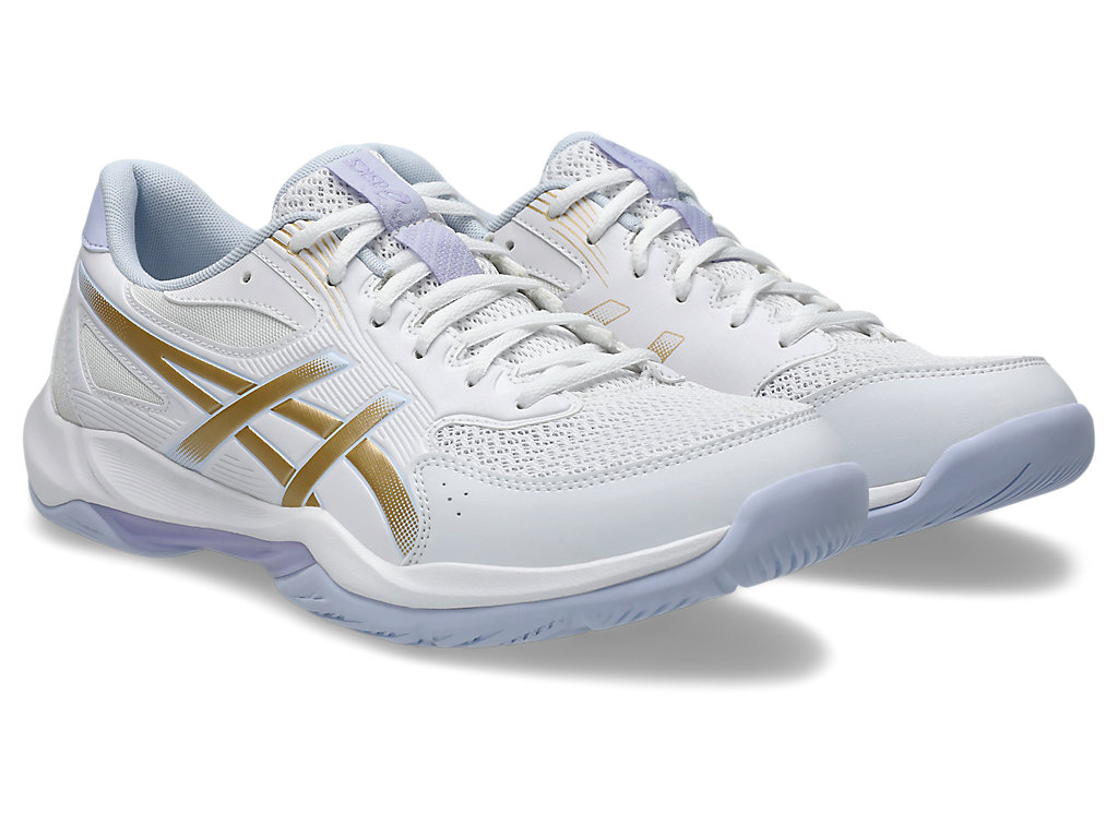 Order ASICS GEL-ROCKET 12 Kasut Bola Tampar Putih/Champagne 1073A080-102
