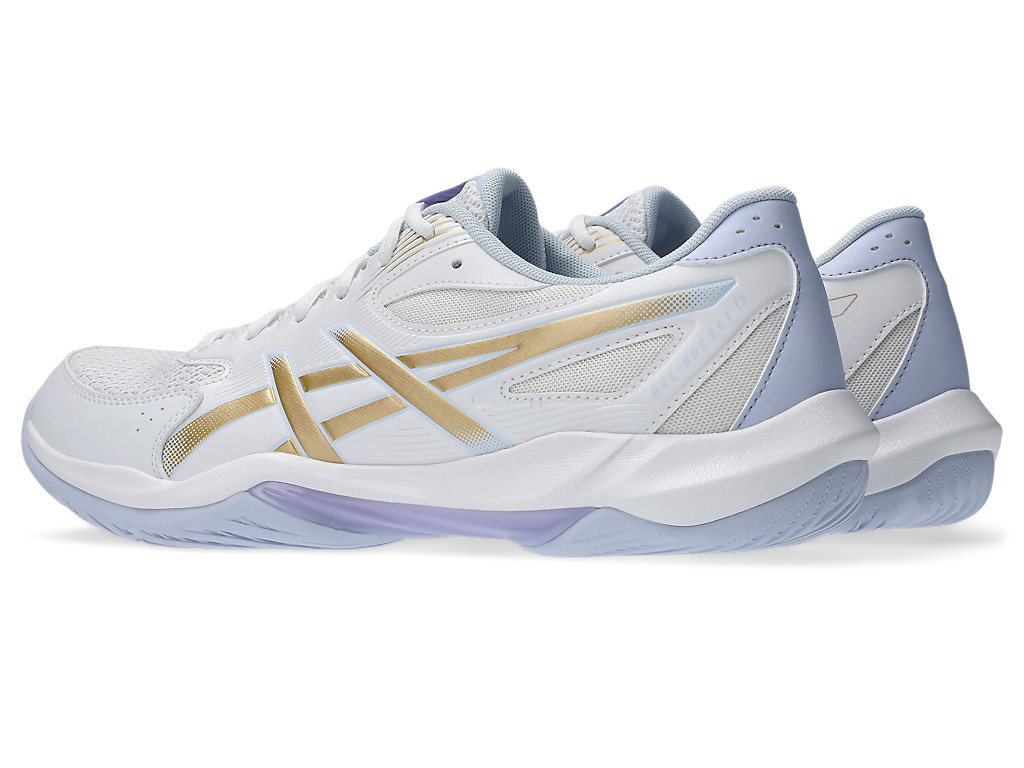 Lookbook ASICS GEL-ROCKET 12 Kasut Bola Tampar Putih/Champagne 1073A080-102