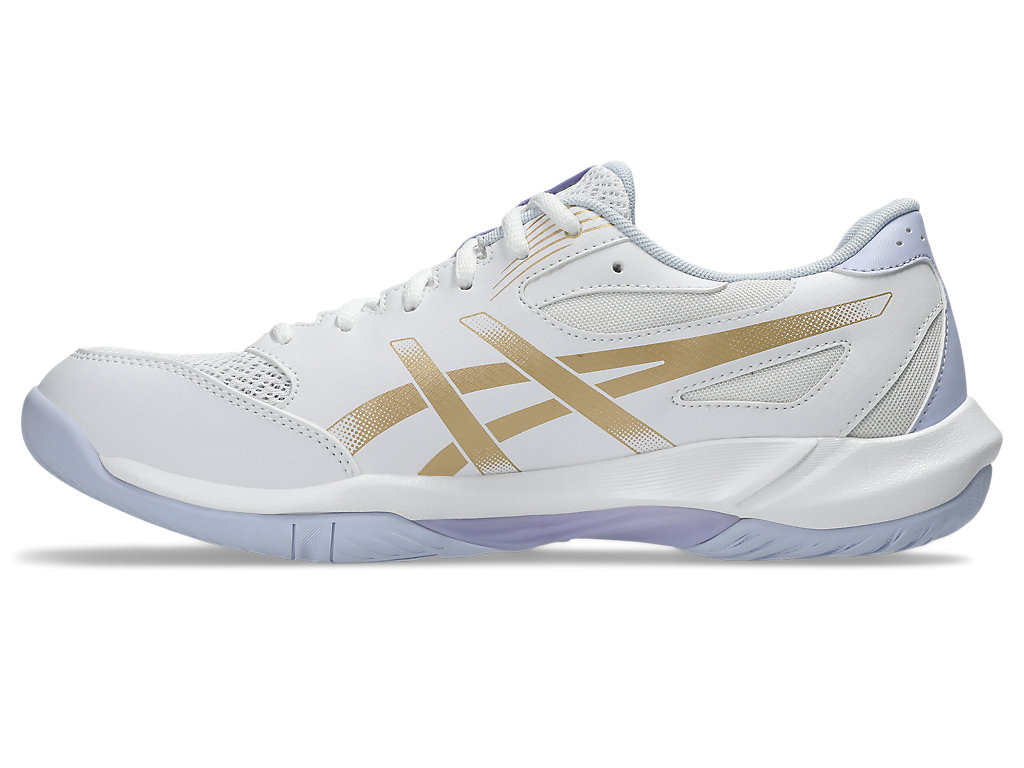 Shop ASICS GEL-ROCKET 12 Kasut Bola Tampar Putih/Champagne 1073A080-102