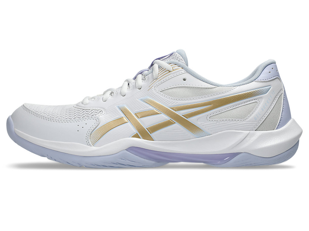 Cheap ASICS GEL-ROCKET 12 Kasut Bola Tampar Putih/Champagne 1073A080-102