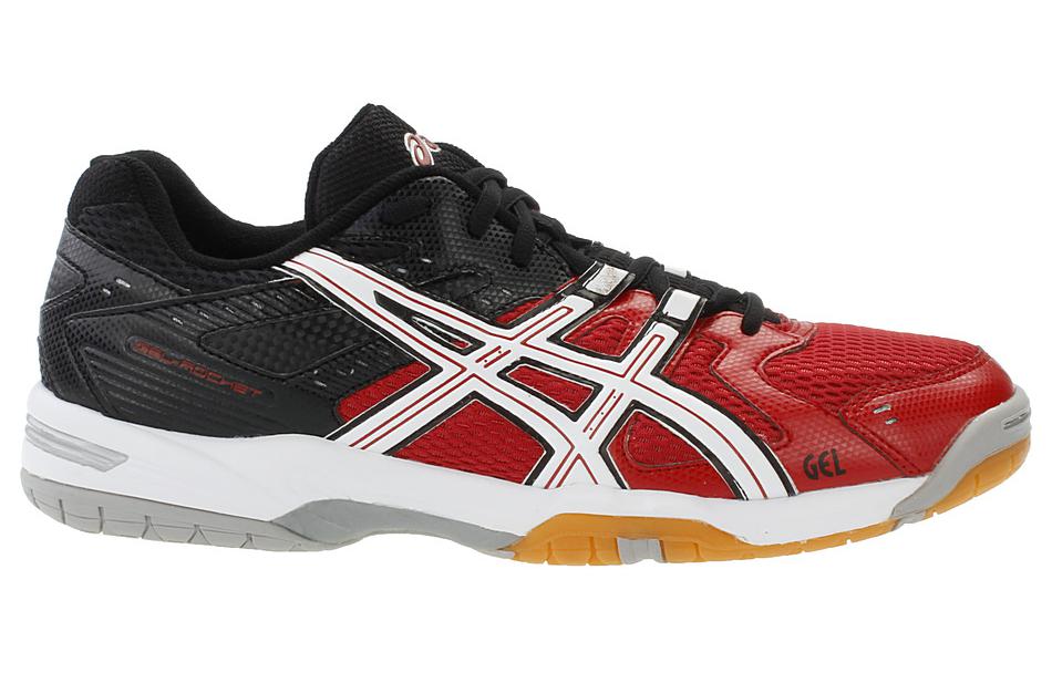 Order Asics Gel-Rocket 6 輕便透氣休閒運動鞋 紅黑