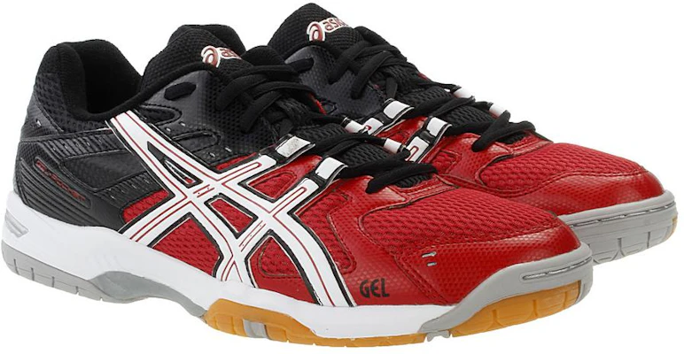 Asics Gel-Rocket 6 輕便透氣休閒運動鞋 紅黑 Shop Asics Gel-Rocket 6 輕便透氣休閒運動鞋 紅黑
